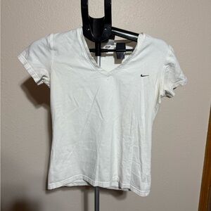 Nike Women's Classic White V-Neck Tee